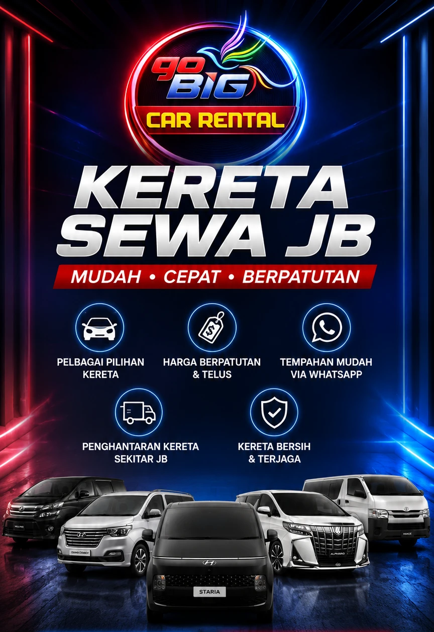 kereta sewa jb hero banner mobile